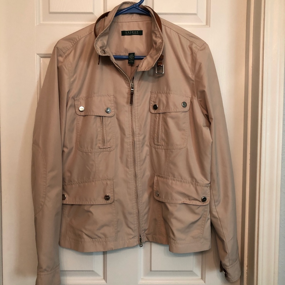 Lauren Ralph Lauren Tan Jacket Size Large